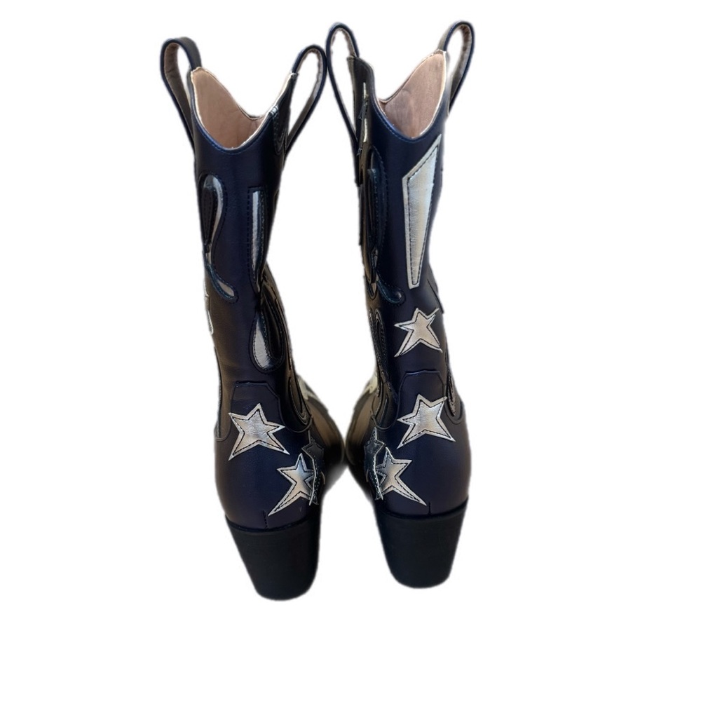 Navy 'Y'all' Western Cowboy Boots size 9 brand new - Picture 7 of 10